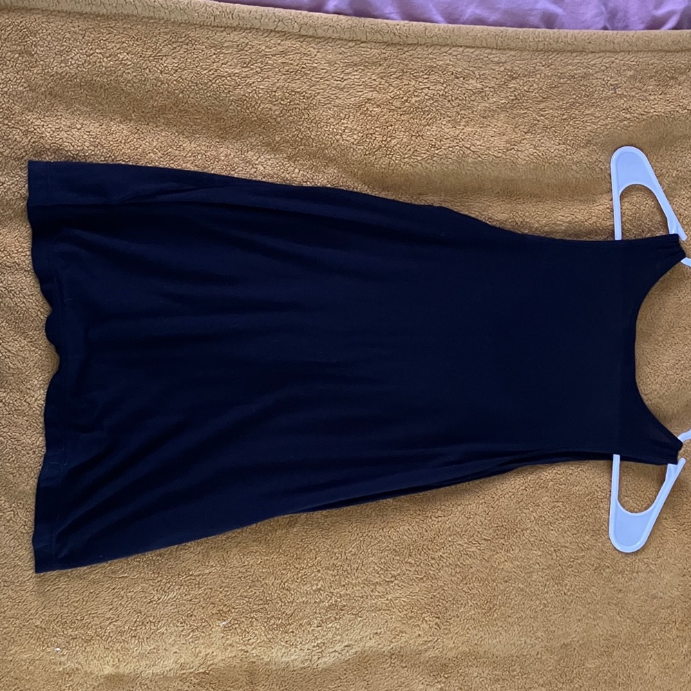 Express Elegant Black Ruffle Tank - Picture 2 of 3